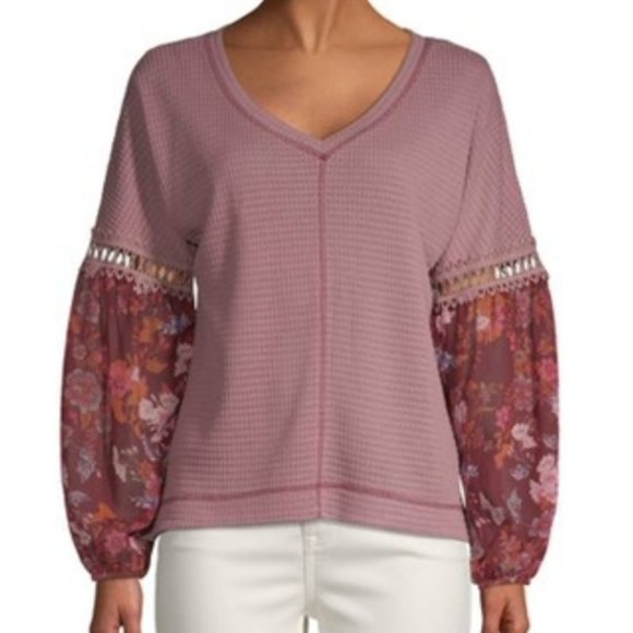 Truself Tops - 💙 3 for$15 Truself Mauve Oversized shirt